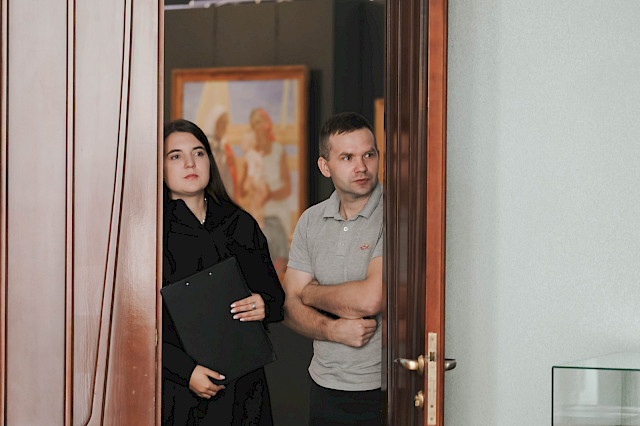 Opening of the exhibition: BelSU in art and history — photo 4