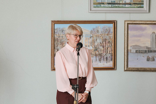 Opening of the exhibition: BelSU in art and history — photo 16