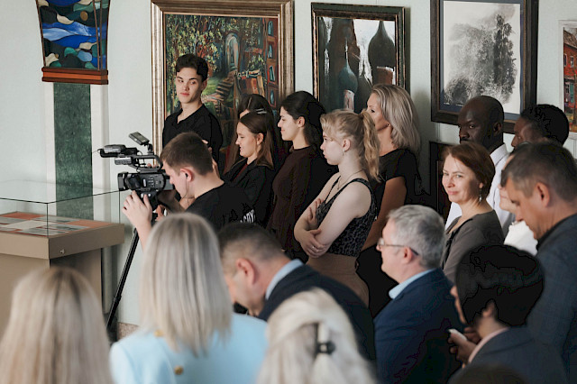 Opening of the exhibition: BelSU in art and history — photo 19