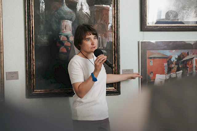 Opening of the exhibition: BelSU in art and history — photo 31