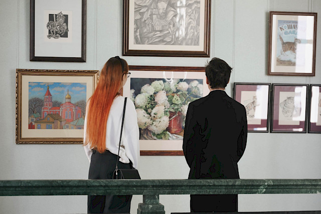 Opening of the exhibition: BelSU in art and history — photo 37